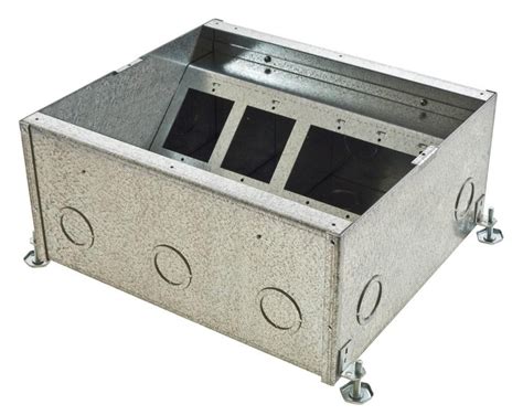 metal floor box for concrete|recessed floor boxes for concrete.